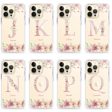 Monogram & Floral iPhone 14 Pro Max Ultra Shockproof Case Hot on Sale