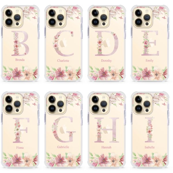 Monogram & Floral Ultra Shockproof Case Sale