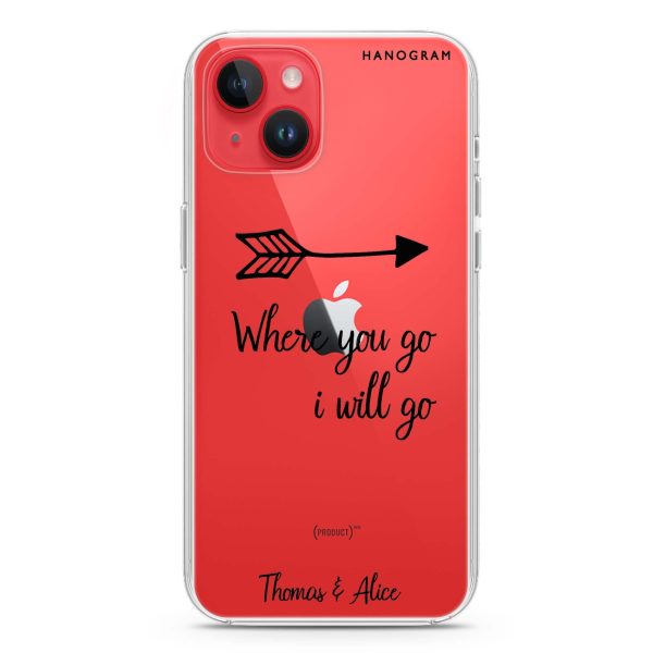 Always love together iPhone 14 Plus Ultra Clear Case Online Sale