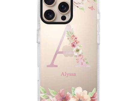 Monogram & Floral iPhone 14 Pro Ultra Clear Case Online