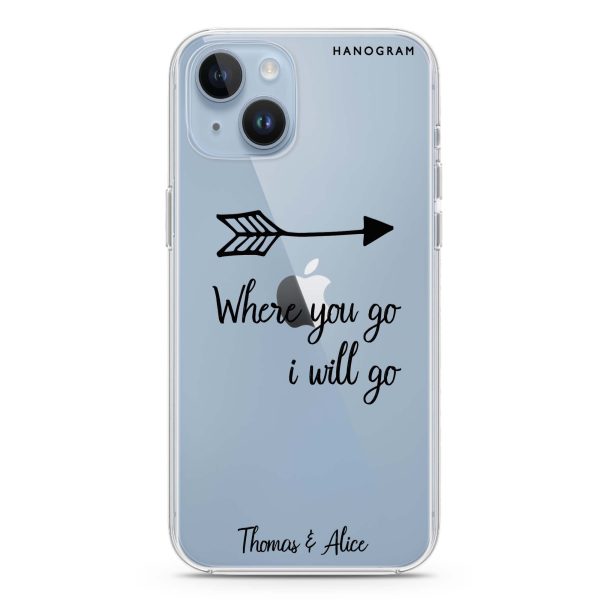 Always love together iPhone 14 Plus Ultra Clear Case Online Sale