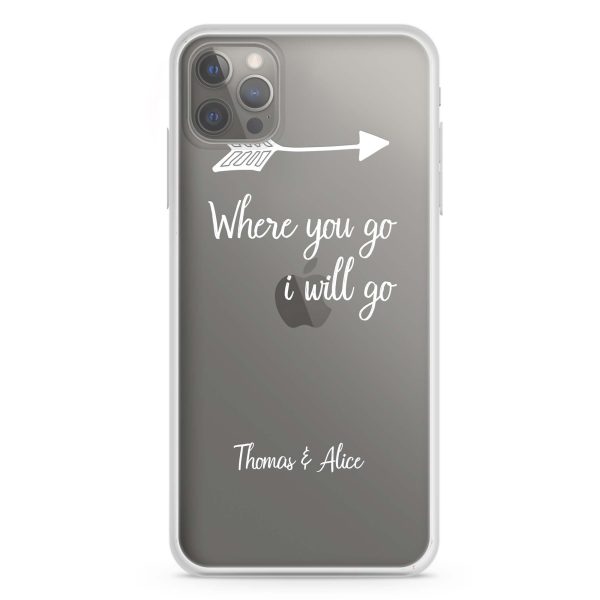 Always love together iPhone 12 Pro Max Ultra Clear Case For Cheap