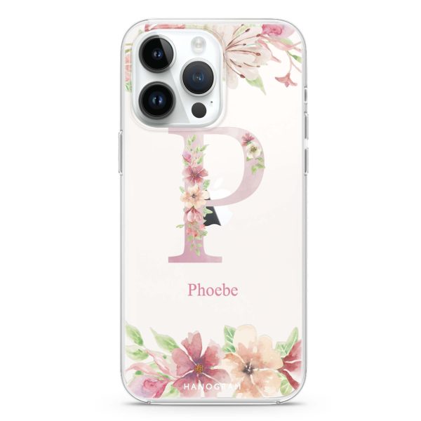 Monogram & Floral iPhone 14 Pro Max Ultra Clear Case on Sale