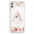 Monogram & Floral iPhone 12 Ultra Clear Case Cheap