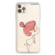 Cute girl kissing iPhone 12 Pro Max Ultra Clear Case For Sale