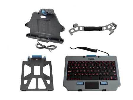 Gamber-Johnson:  KIT: Samsung Galaxy Tab Active Pro ACTIVE4 PRO Docking Station (7160-1418-00) with Tab Active Pro Hand strap (7160-1465-00), Rugged Lite Backlit Keyboard (7160-1683-00), and Quick Release Keyboard Cradle(7160-1470-00) Supply